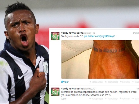 Yordy dejo en claro que su corazón es blanquiazul