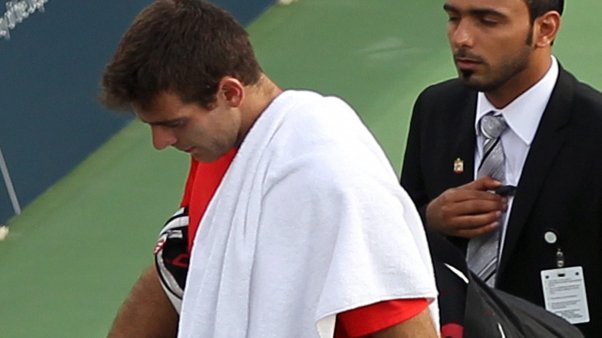Del Potro se abandonó el ATP de Dubái