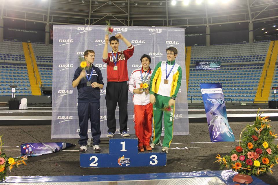 Medalla de bronce para Velarde en florete Panamericano