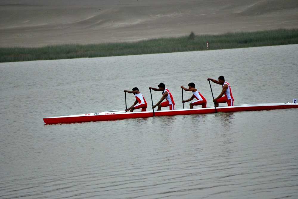 Canoistas ya entrenan en la punta