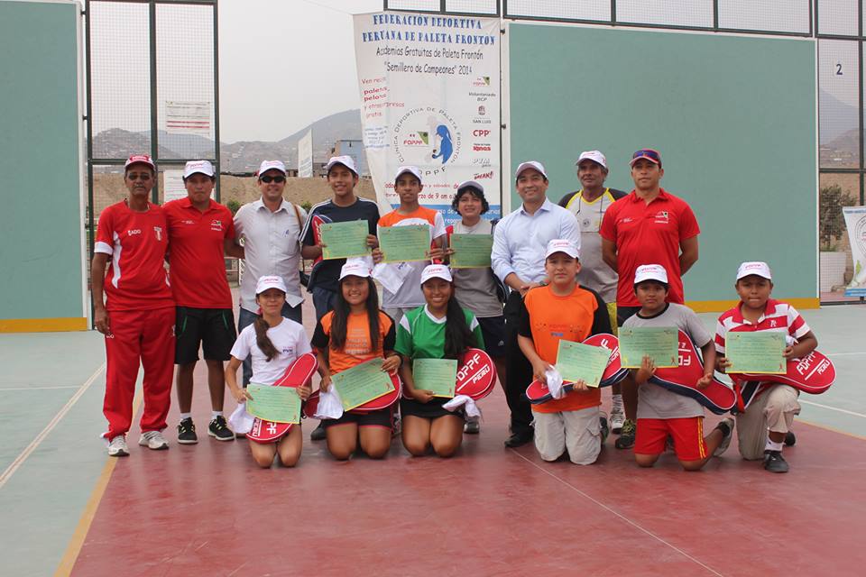 Se clausuraron con éxito los torneos semillero e incentivo de menores de Paleta Fronton