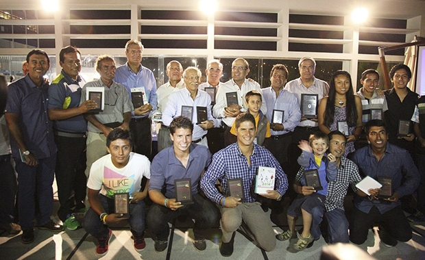 En una gran noche de gala fueron premiados los mejores jugadores de la Paleta Frontón 2013