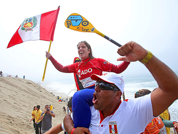 Brissa Málaga ganó el Orden al Mérito de la Mujer 2014 en la categoría Deporte