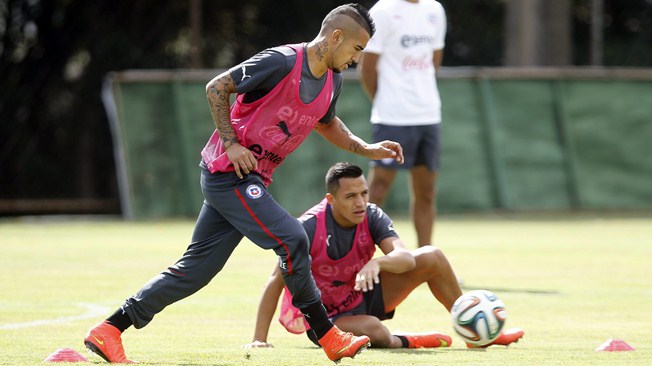 Vidal reaparece en la práctica