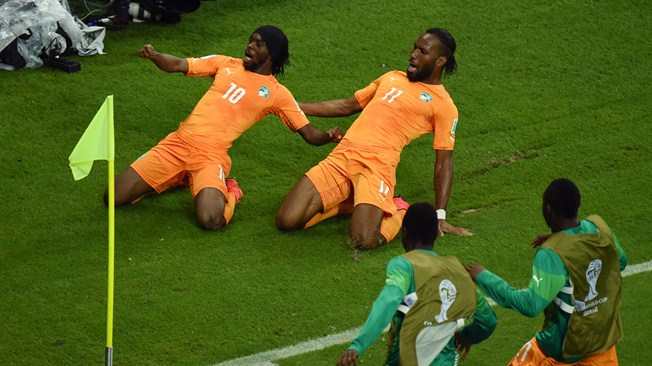 Costa de Marfil venció por 2-1 a Japón