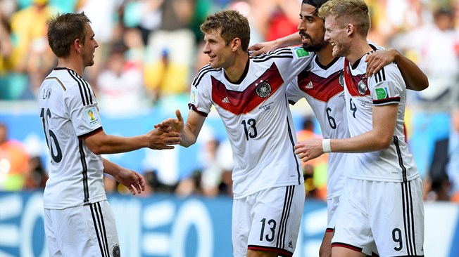 Alemania vapuleó a Portugal por 4-0