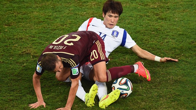 Rusia empato 1-1 con República de Corea