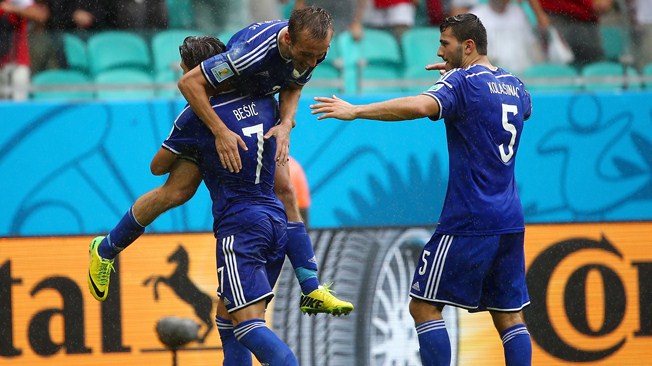 Bosnia y Herzegovina logró su primera victoria ante Irán