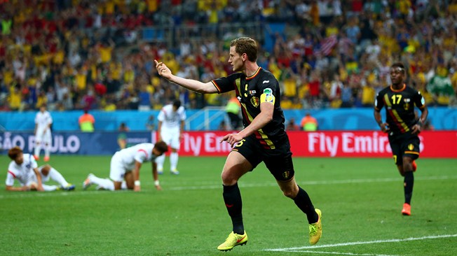 Bélgica venció 1-0 Corea