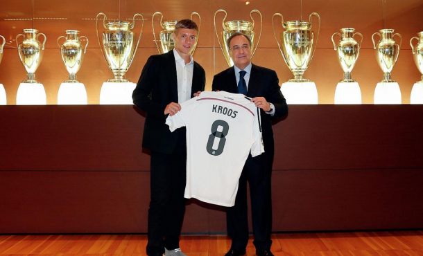 Toni Kroos fue presentado con el Real Madrid
