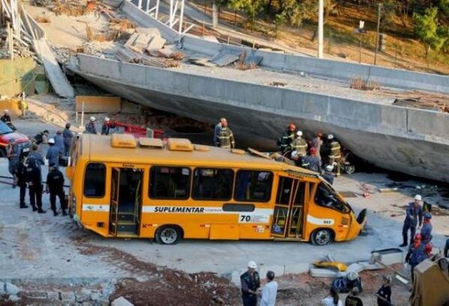 Derrumbe de un puente en Brasil causó dos muertes y 19 heridos