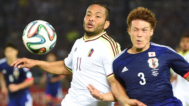 Venezuela empató 2-2 con Japón en partido amistoso