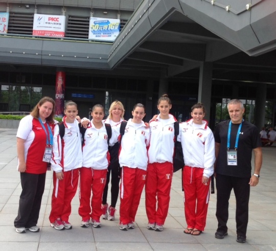 Mundial de Gimnasia Artistica: Por primera vez Perú participa con equipo completo