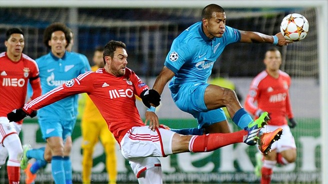 El Zenit mantiene sus opciones y elimina al Benfica