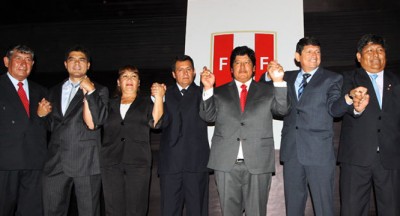 Edwin Oviedo juró como Presidente de la Federación Peruana de Fútbol