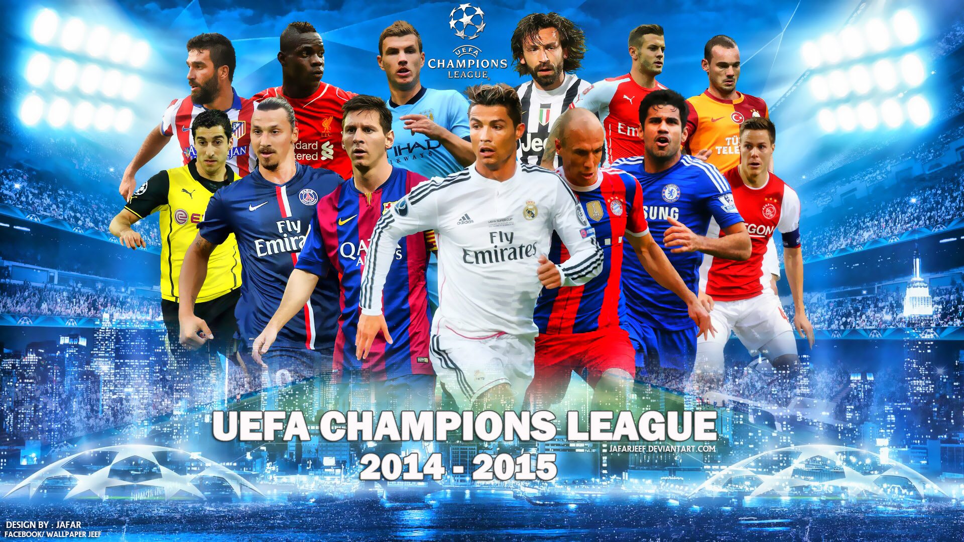 Programación de los octavos de final  de la Champions League