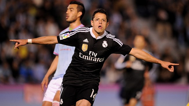 Con doblete de ‘Chicharito’, Real Madrid ganó 4-2 en su visita al Celta