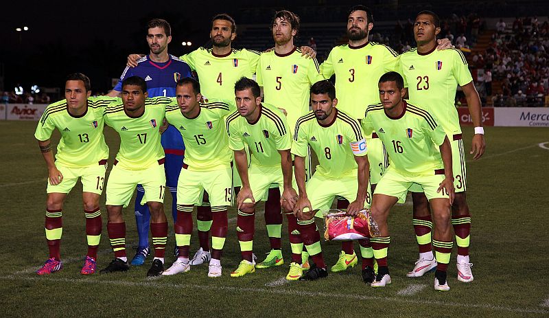 Venezuela presentó lista para la copa América en Chile