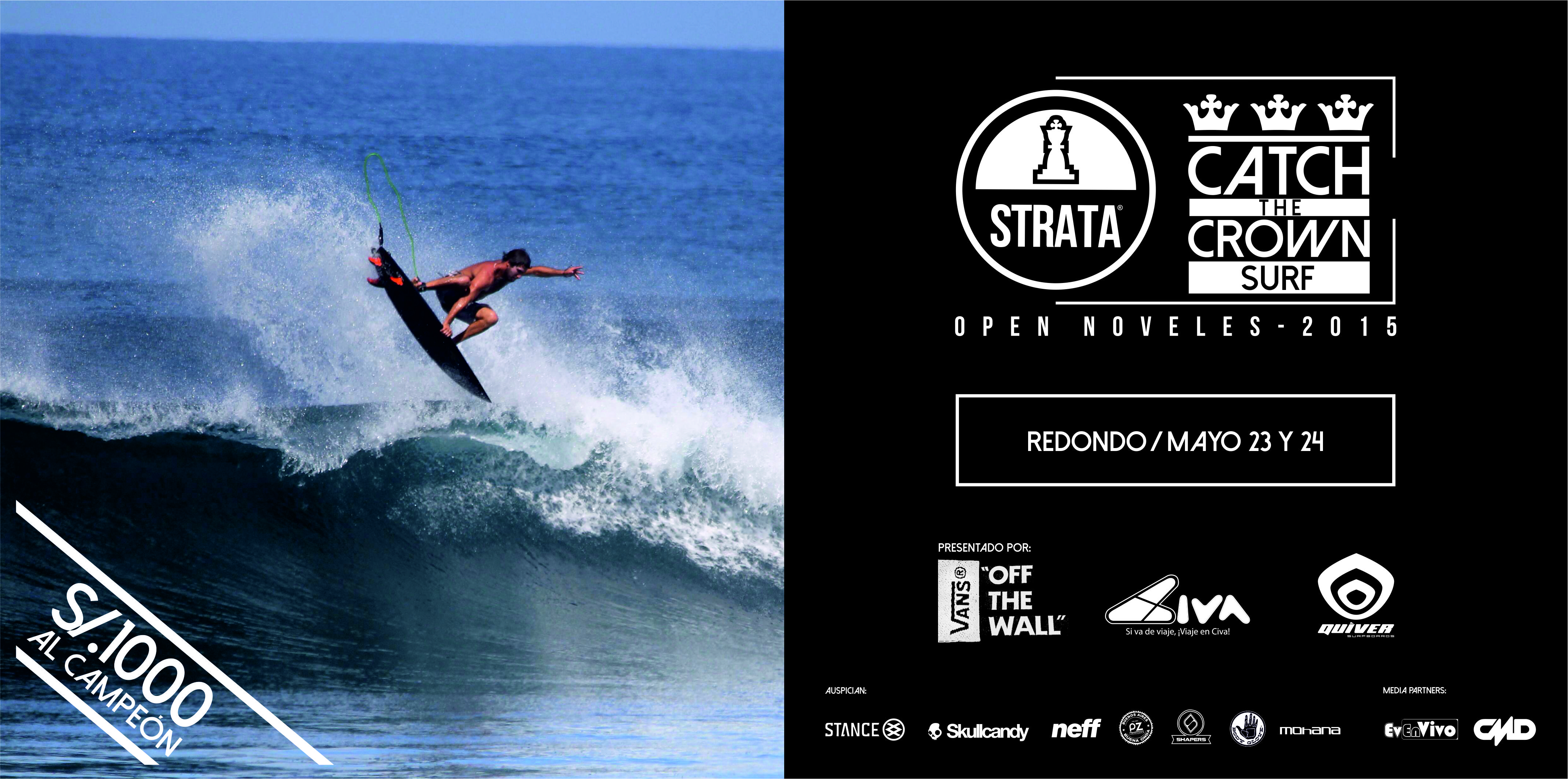 STRATA Catch the Crown se iniciará este fin de semana con la disciplina del Surf en playa Redondo