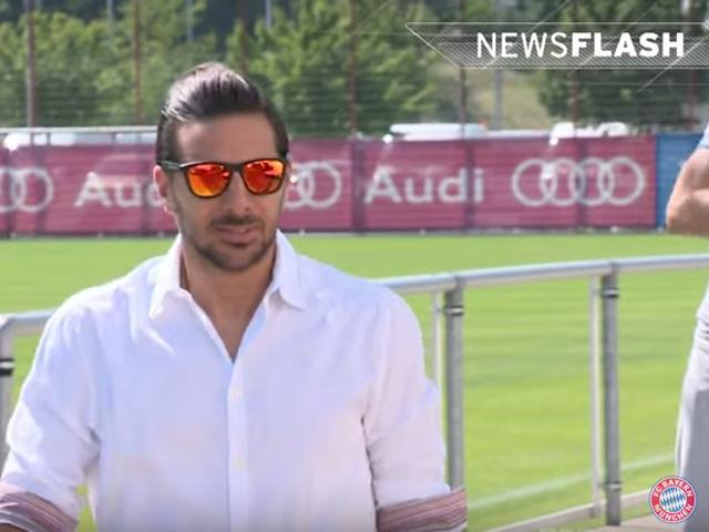 Claudio Pizarro volvió al Bayern Munich