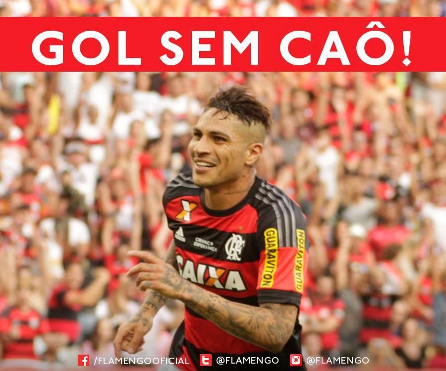 Con gol de Paolo Guerrero, Flamengo se impuso por 2-1 al Sao Paulo