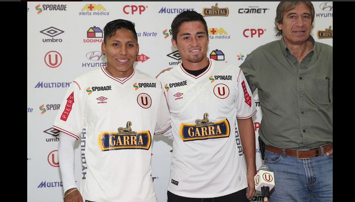 Ruidíaz y Cuba fueron presentados en Universitario de Deportes