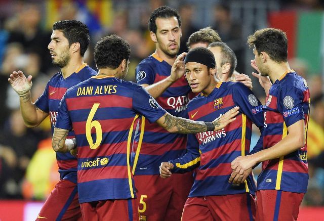 Barcelona goleó 3-0 a BATE Borisov con doblete de Neymar y gol de Suárez