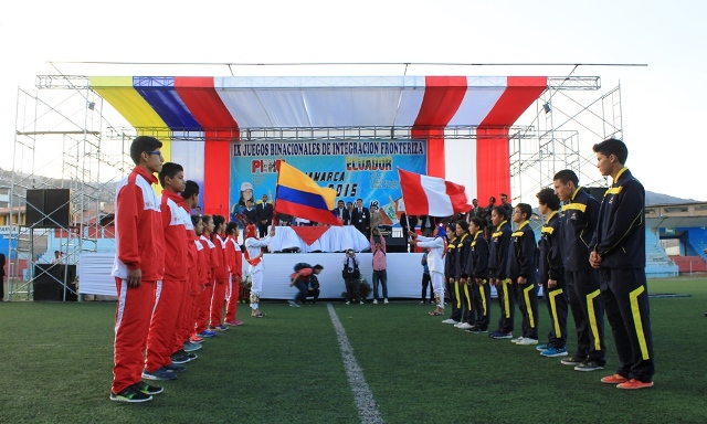 IPD inauguró Los ‘IX Juegos Binacionales de integración Fronteriza Perú – Ecuador 2015’