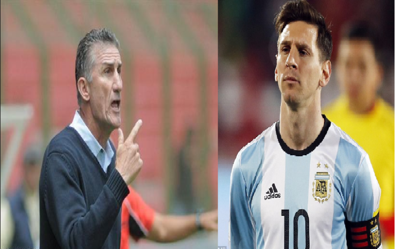 Técnico Bauza visualiza a Argentina campeón del mundo y a Messi levantando la Copa