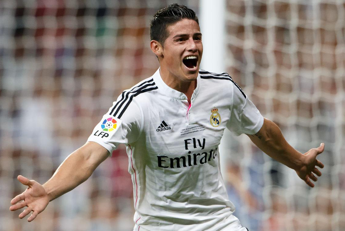 James Rodríguez recupera la sonrisa en el Real Madrid