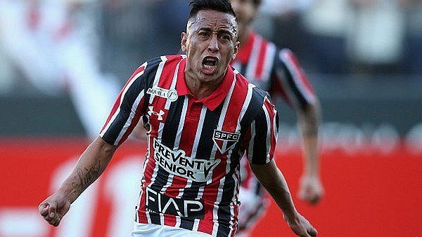 Cueva es baja para el debut del Sao Paulo hoy en la Sudamericana