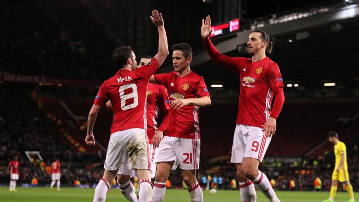 Europa League: Manchester United-Celta y Ajax-Lyon en semifinales