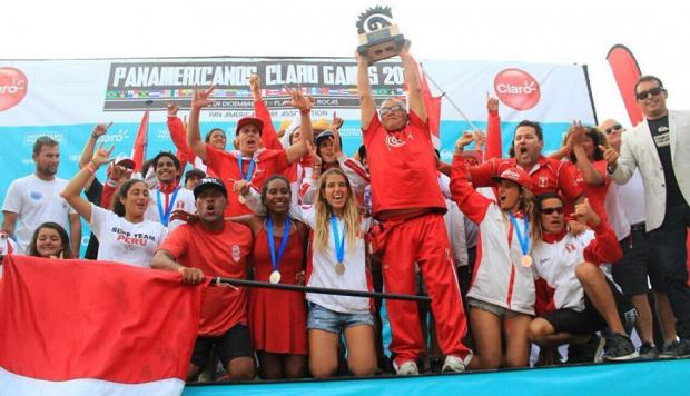 Panamericano de Surf: Delegación de Perú se coronó campeón