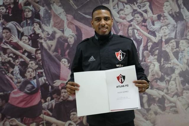 Alexi Gómez fue presentado como flamante refuerzo del Atlas de México