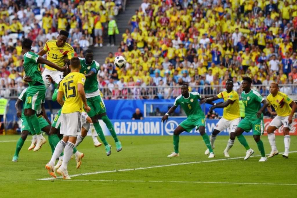 Colombia derrotó 1-0 a Senegal y espera a Inglaterra o Bélgica en octavos de final