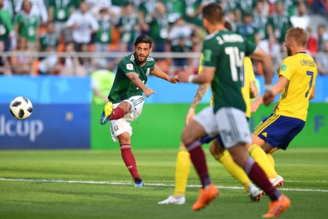 Rusia 2018: Suecia goleó 3-0 a México y ambos clasifican sorprendentemente