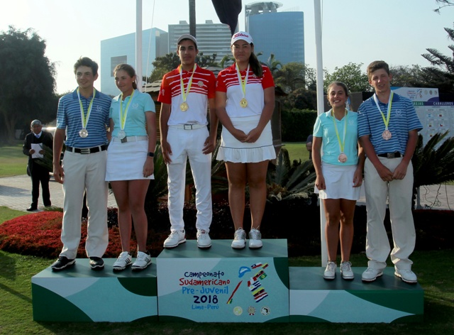 Perú es Subcampeón del Sudamericano Pre-Juvenil de Golf 2018