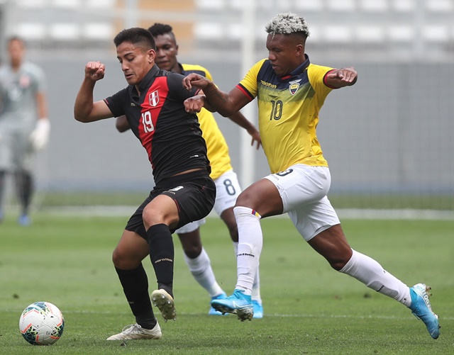Selección Peruana Sub 23 disputó primer amistoso ante Ecuador