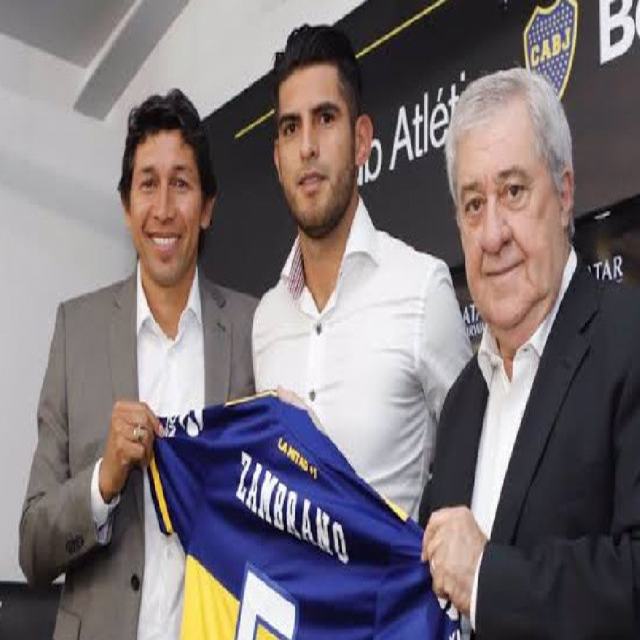 Zambrano fue presentado oficialmente como nuevo jugador de Boca Juniors