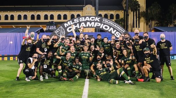 Andy Polo campeón: Portland Timbers venció 2-1 al Orlando City de Pedro Gallese y se quedó con la “MLS is back”