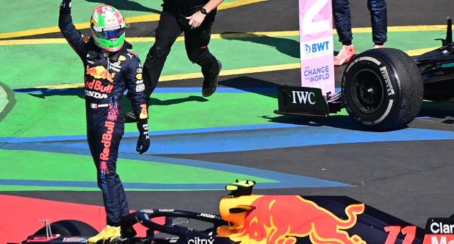 F1:GP de México: Max Verstappen ganó, Checo Perez en el podio, tercero, Team Red Bull en el Top