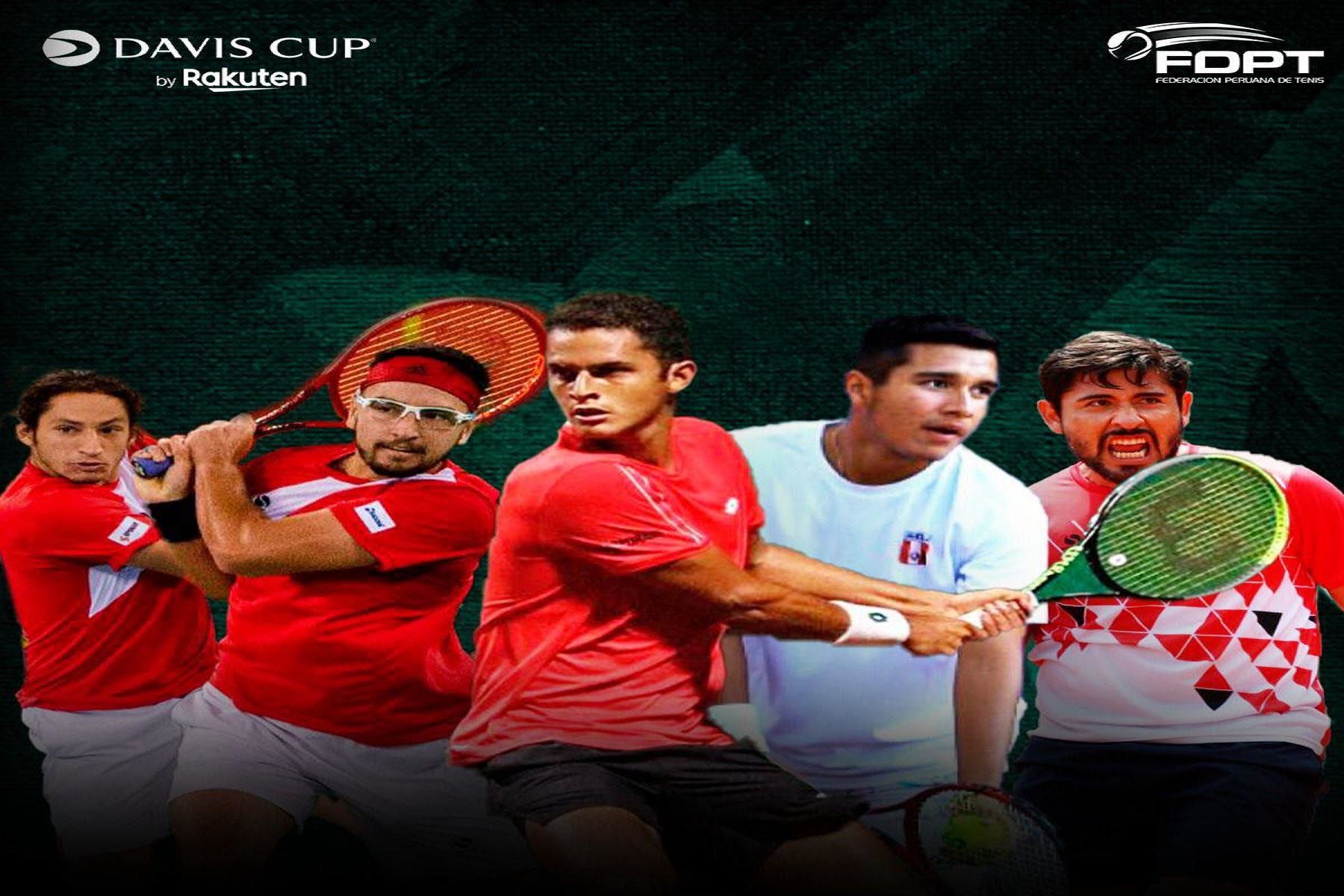 Perú definió equipo que enfrentará a Chile por la Copa Davis