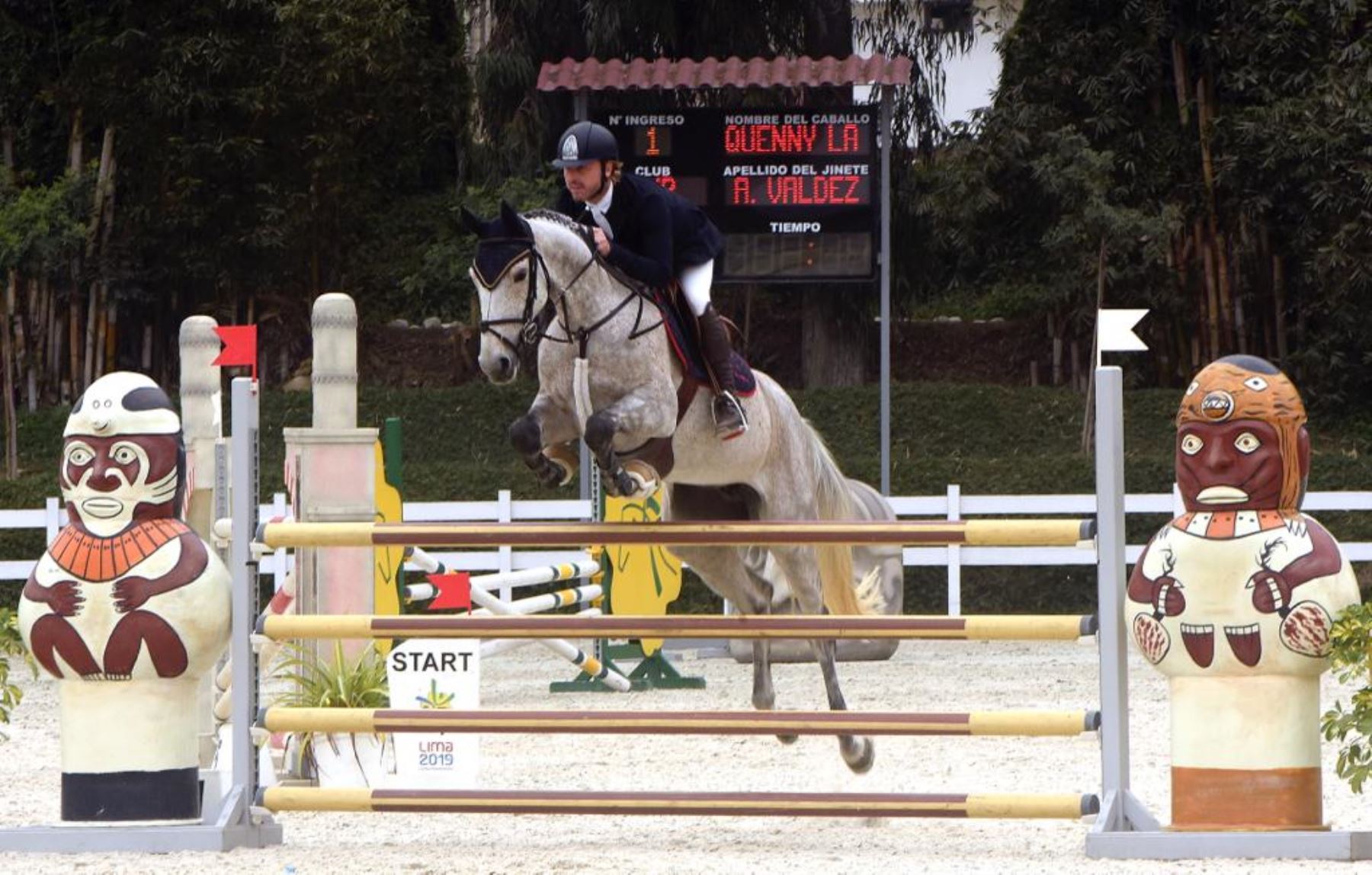 Jinete Alonso Valdez triunfó en el Concurso de Saltos Ecuestres en La Molina